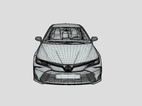 Toyota Corolla 2021 Hybrid 3D Model