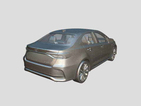 Toyota Corolla 2021 Hybrid 3D 모델