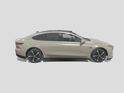 NIO ET7 2024 3D Модель