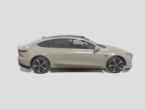 NIO ET7 2024 3D Model