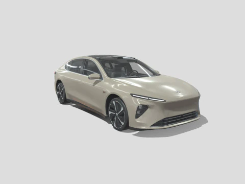 NIO ET7 2024 3D Model