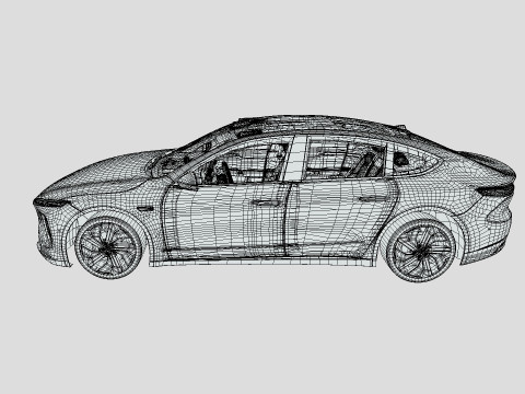 NIO ET7 2024 3D Модель