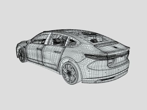 NIO ET7 2024 3D Модель