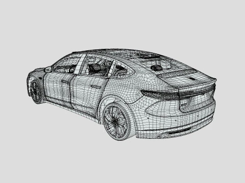 NIO ET7 2024 3D Model