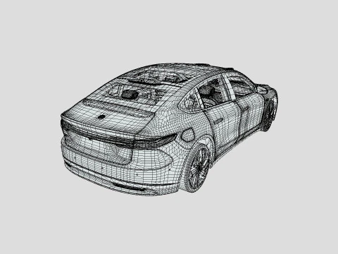 NIO ET7 2024 3D Model