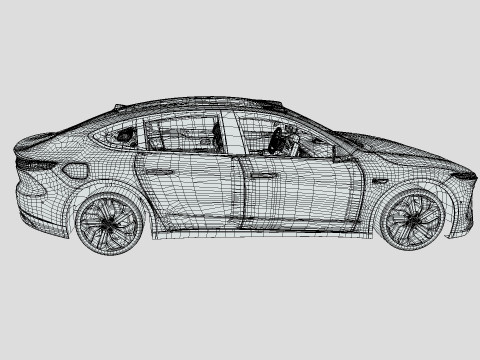 NIO ET7 2024 3D Модель