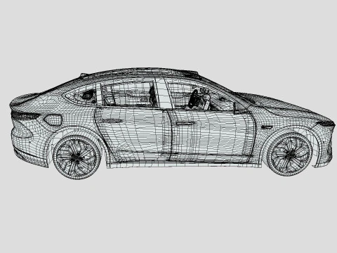 NIO ET7 2024 3D Model
