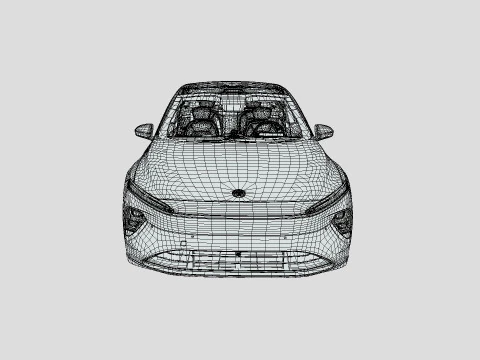 NIO ET7 2024 3D Model