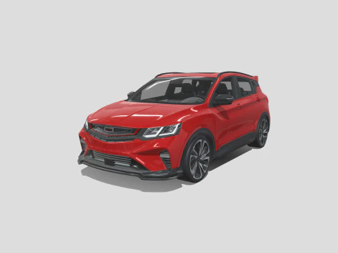 Geely Coolray 2022 3D Model