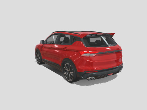 Geely Coolray 2022 3D Model