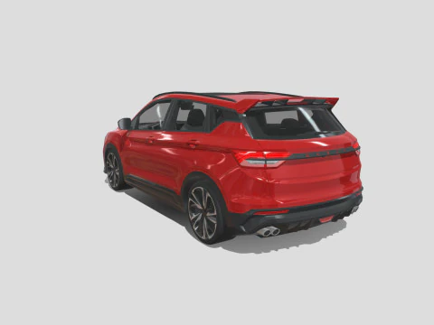 Geely Coolray 2022 3D Model