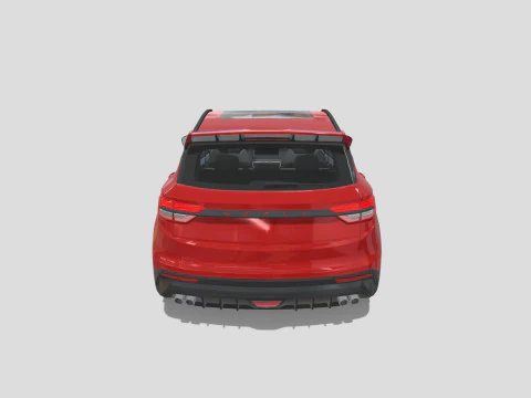 Geely Coolray 2022 3D Model
