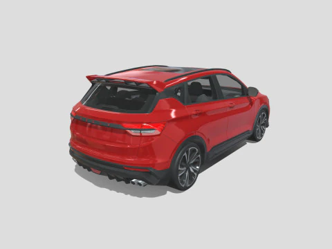 Geely Coolray 2022 3D Model
