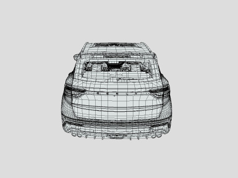 Geely Coolray 2022 3D Model