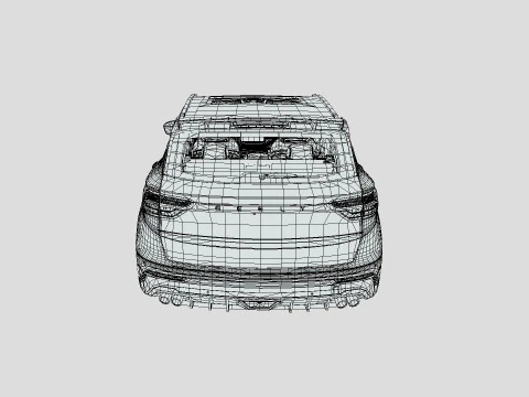 Geely Coolray 2022 3D Model