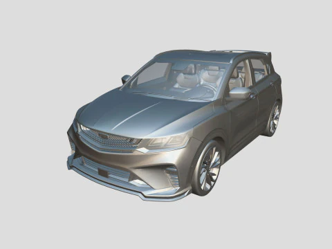 Geely Coolray 2022 3D Model