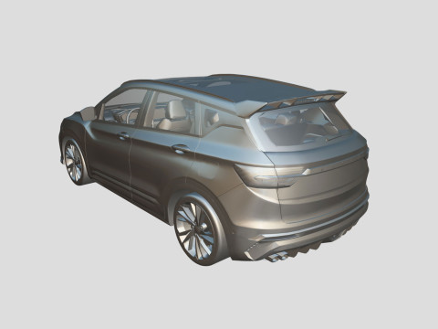Geely Coolray 2022 3D Model