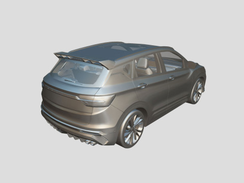 Geely Coolray 2022 3D Model