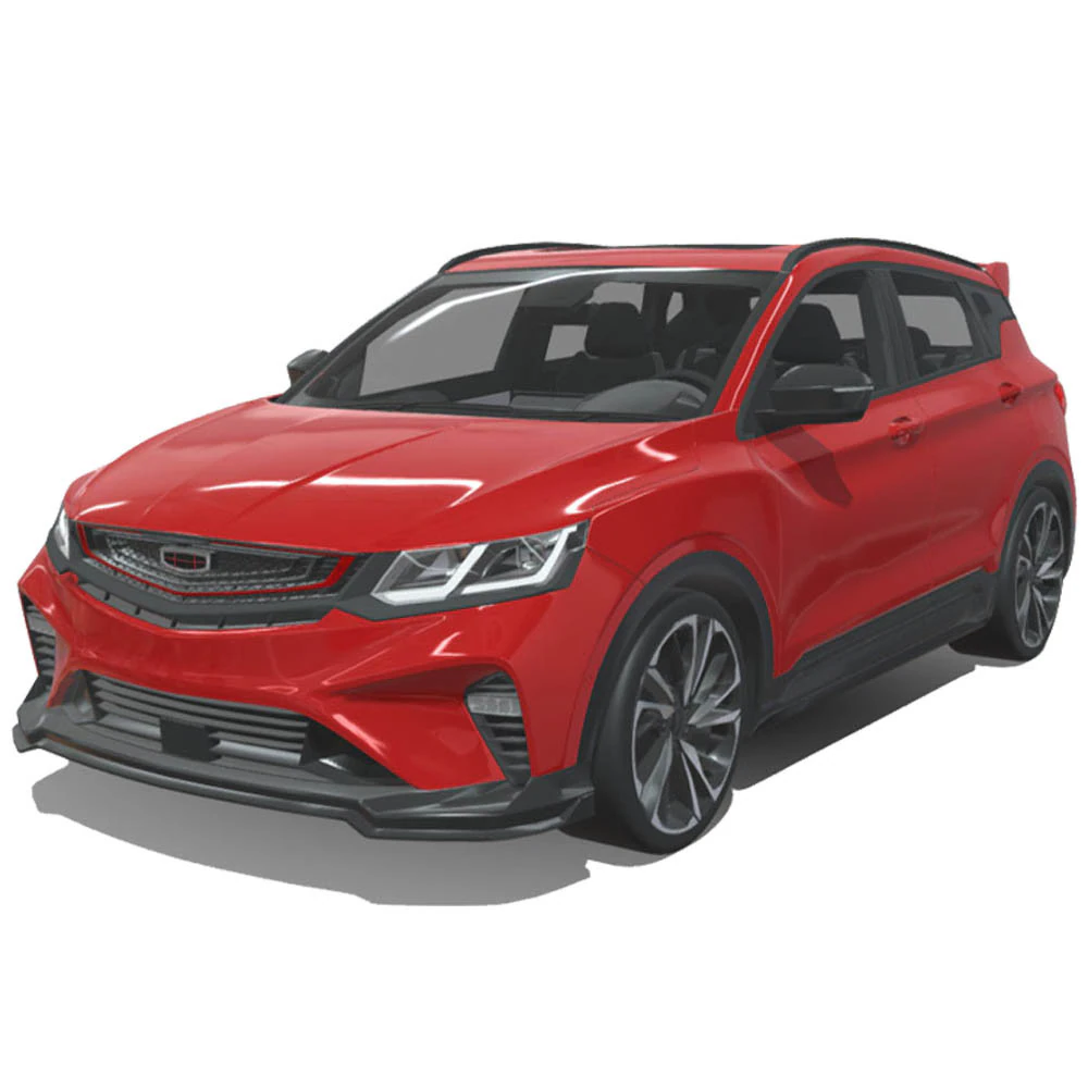 Geely Coolray 2022 3D Model .c4d .max .obj .3ds .fbx .stl .blend