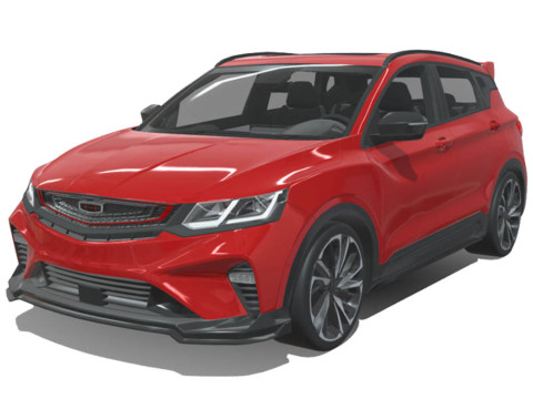 Geely Coolray 2022 3Dモデル