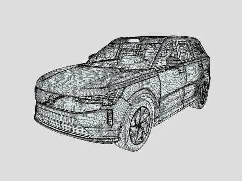 Volvo EX90 2024 3D Model