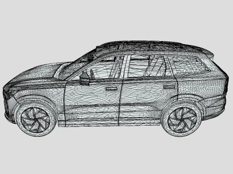 Volvo EX90 2024 3D Model