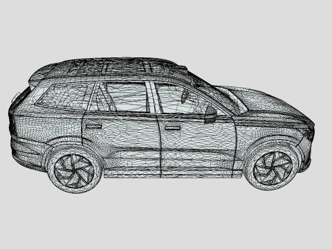 Volvo EX90 2024 3D Model
