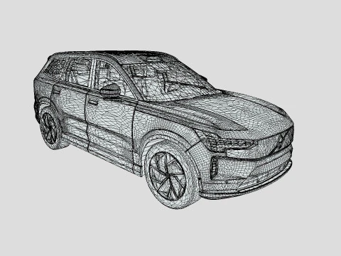 Volvo EX90 2024 3D Model