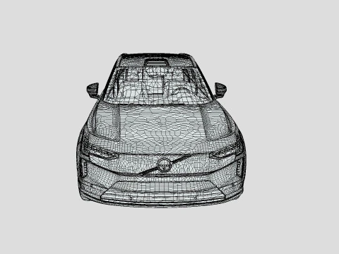 Volvo EX90 2024 3D Model