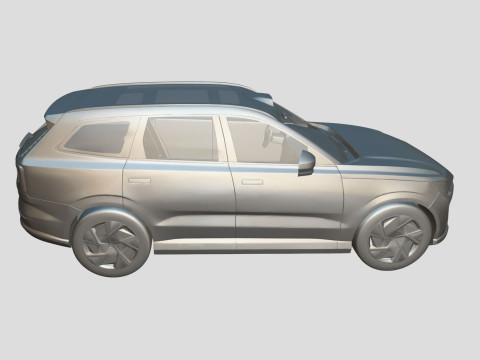 Volvo EX90 2024 3D 模型
