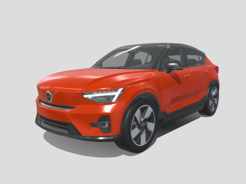 Volvo C40 Recharge 2024 3D 模型