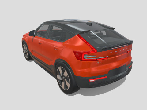 Volvo C40 Recharge 2024 3D 模型