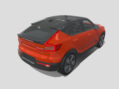 Volvo C40 Recharge 2024 3D 模型