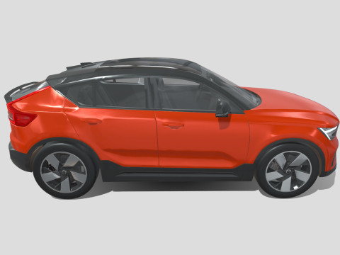 Volvo C40 Recharge 2024 3D 模型