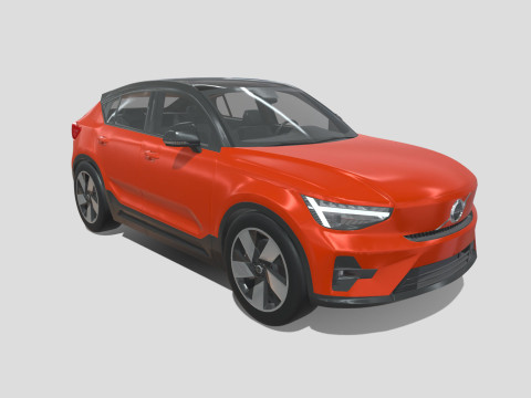 Volvo C40 Recharge 2024 3D 模型