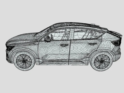 Volvo C40 Recharge 2024 3D Model