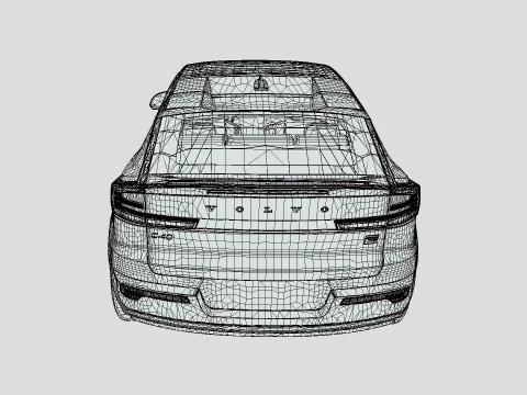 Volvo C40 Recharge 2024 3D Model