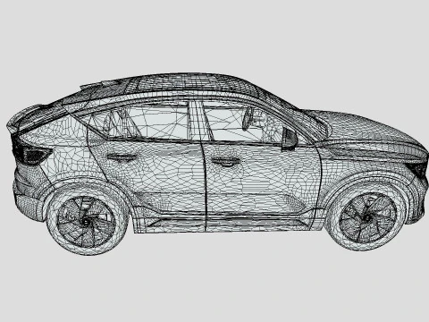 Volvo C40 Recharge 2024 3D Model