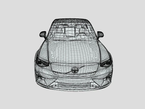 Volvo C40 Recharge 2024 3D Model
