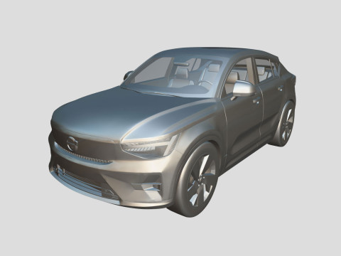 Volvo C40 Recharge 2024 3D 模型