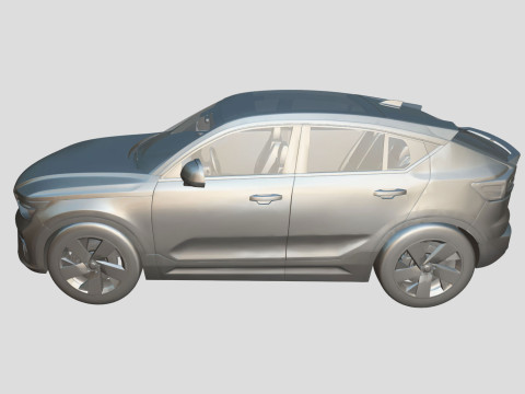 Volvo C40 Recharge 2024 3D 模型