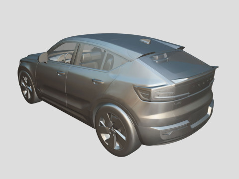 Volvo C40 Recharge 2024 3D 模型