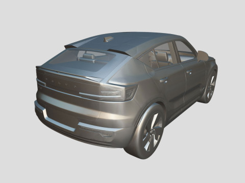 Volvo C40 Recharge 2024 3D 模型