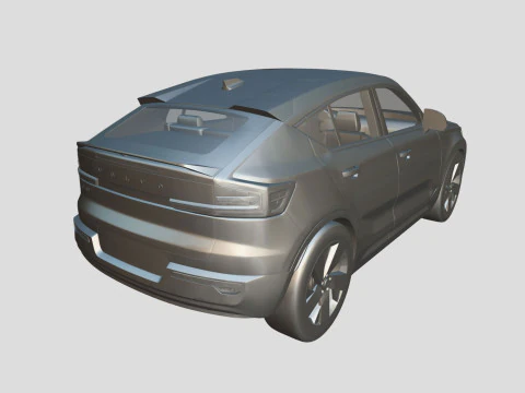 Volvo C40 Recharge 2024 3D Model