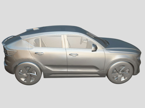 Volvo C40 Recharge 2024 3D 模型