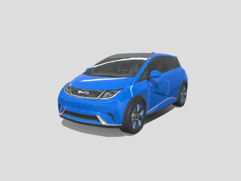 BYD Dolphin 2024 3D Model