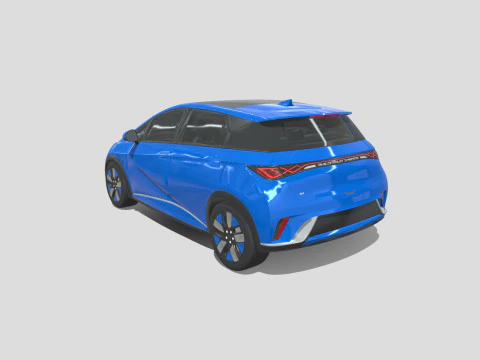 BYD Dolphin 2024 3D Model