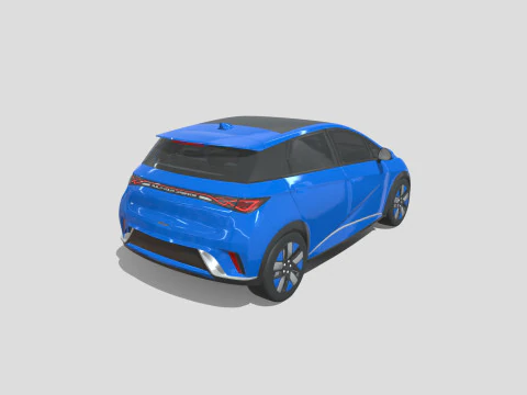 BYD Dolphin 2024 3D Model