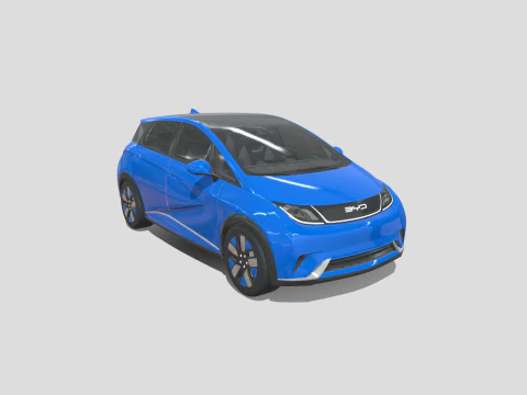 BYD Dolphin 2024 3D Model