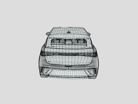 BYD Dolphin 2024 Modello 3D